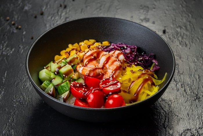 Поке с креветкой